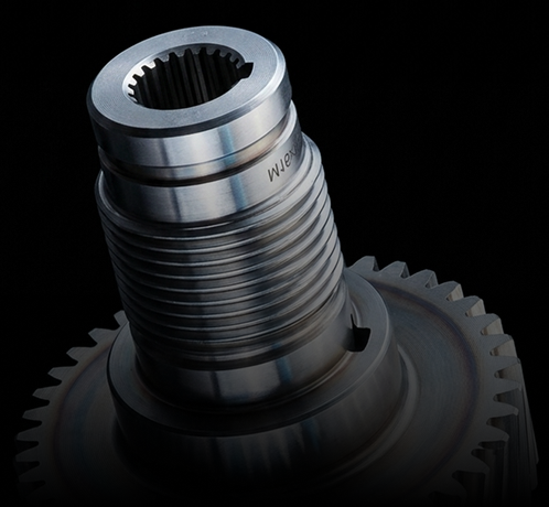 Machined gear and shaft